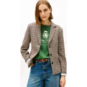 Marynarki i żakiety damskie - Tommy Hilfiger Wełniana marynarka HERITAGE | Regular Fit - miniaturka - grafika 1