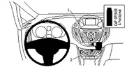 Akcesoria motoryzacyjne - Brodit ProClip for Ford B-Max 13 Angled mount Czarny 7320288548500 - miniaturka - grafika 1