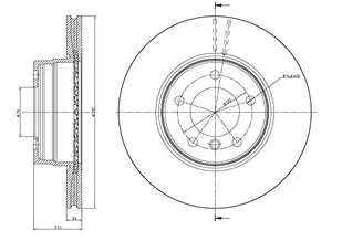 METELLI Tarcza hamulcowa 23-0809C - Szczęki hamulcowe - miniaturka - grafika 1