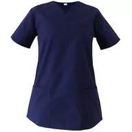 Odzież medyczna - Bluza medyczna, chirurgiczna damska kolor granatowy 3XL - miniaturka - grafika 1