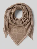 Apaszki i szaliki damskie - Chusta kwadratowa z modalu - miniaturka - grafika 1