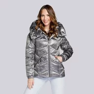 Kurtki damskie - Wittchen Damska kurtka z nylonu pikowana w zygzaki 93-9D-403-8 - miniaturka - grafika 1