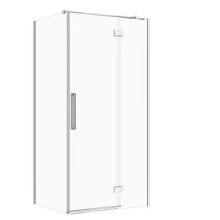 Kabina prysznicowa Cersanit Crea 100x90x200 prostokątna prawa chrom transparentne S601-289 - Kabiny prysznicowe - miniaturka - grafika 1