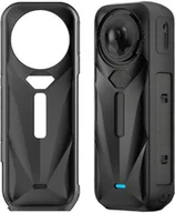 Torby fotograficzne i futerały - MIĘKKI SILIKONOWY FUTERAŁ OCHRONNY CASE ETUI DO KAMERY INSTA360 X5 CZARNY - miniaturka - grafika 1