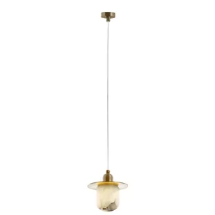 Volterra lampa wisząca 1xG9 mosiądz P01982BR - Lampy sufitowe - miniaturka - grafika 1