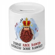 Skarbonki - Skarbonka dla Dawida na Urodziny Idealny Prezent z Nadrukiem ze Zdjęciem + Opakowanie na prezent (wzór 01) - miniaturka - grafika 1