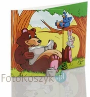 Albumy fotograficzne - Mini-Album Miś - zestaw: 2 zdjęcia 15x21 + zakładka na CD - miniaturka - grafika 1
