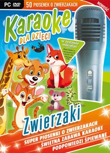 Karaoke Dla Dzieci Zwierzaki Z Mikrofonem Pc-Dvd) - Instrumenty muzyczne dla dzieci - miniaturka - grafika 1