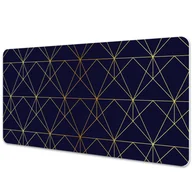 Podkładki na biurko - Duża podkładka ochronna na biurko Wzór trójkąty 90x45 cm - miniaturka - grafika 1