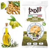 Paluszki - Tarallini z OLIWKAMI Włoskie Chlebki Chrupiąca Przekąska Smak 100g Taralli - miniaturka - grafika 1