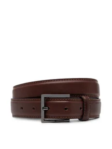 Tommy Hilfiger Pasek Męski Hudson Leather 3.0 AM0AM13379 Brązowy - Paski - miniaturka - grafika 1