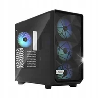 Obudowy komputerowe - Obudowa Fractal Design Meshify 2 Lite RGB TG Light Tint RGB Okno Czarna - miniaturka - grafika 1