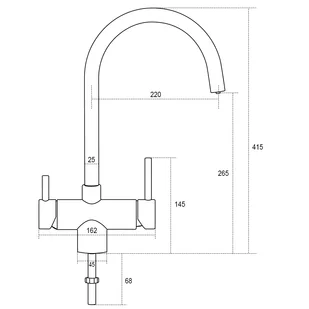 Bateria kuchenna Verona Biała - czterodrożna - Baterie kuchenne - miniaturka - grafika 9