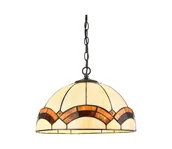 Lampy sufitowe - Prezent 229 - Żyrandol na łańcuchu TIFFANY 2xE27/60W/230V - miniaturka - grafika 1