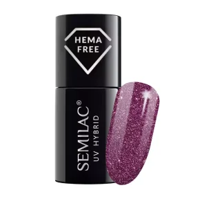 Semilac Flash, lakier hybrydowy, 463 Royal Grand Prix, 7ml - Lakiery hybrydowe - miniaturka - grafika 1