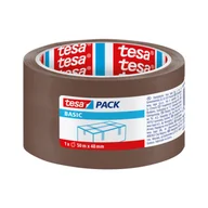 Taśmy klejące - Taśma pakowa BASIC do podstawowych zadań związanych z pakowaniem 50 m x 48 mm brązowa tesa - miniaturka - grafika 1