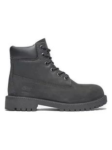 Timberland Skórzane botki "6 In Basic" w kolorze czarnym - Botki damskie - miniaturka - grafika 1