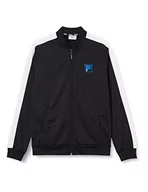 Kurtki i płaszcze dla chłopców - FILA Chłopięca kurtka Billerbeck Track Jacket, Black-Bright White, 170/176, czarno-jasny biały, 170-176 - miniaturka - grafika 1