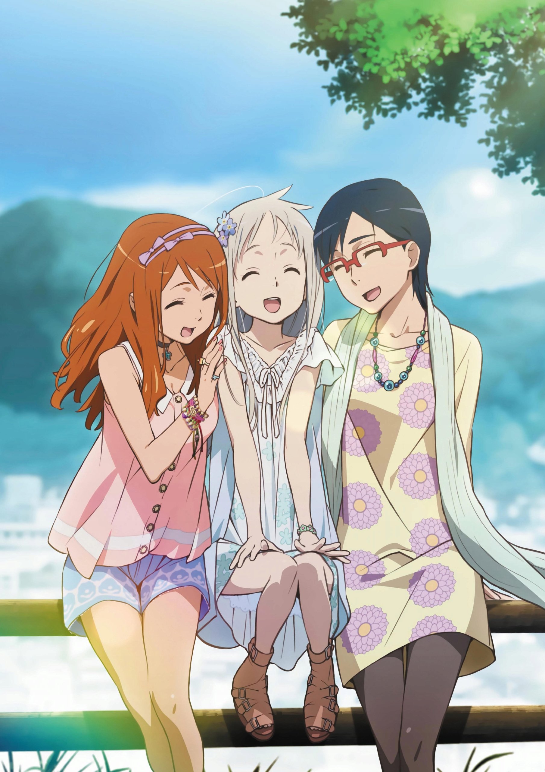 Plakat A3 anime manga Anohana The Flower We Saw That Day