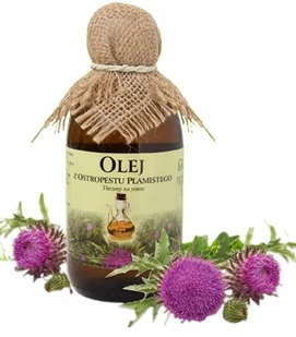 OLEJ Z OSTROPESTU TŁOCZONY NA ZIMNO 200 ml FLOS - Przyprawy i zioła sypkie - miniaturka - grafika 1