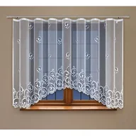 Firany - Firanka żakardowa odpasowana z wszytą taśmą marszczącą 160 x 300 cm - miniaturka - grafika 1