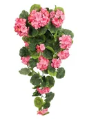 Sztuczne kwiaty - PELARGONIA sztuczna zwisająca (2295.24) jasny róż - miniaturka - grafika 1
