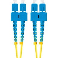 Kable światłowodowe - Lanberg kabel światłowodowy FO-SUSU-SD11-0100-YE 10m - miniaturka - grafika 1