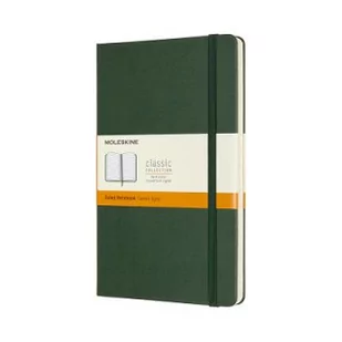 Moleskine 8058647629063 Notatniki - Klasyczna kolekcja Large/A5, w linie, twarda okładka w kolorze zieleni mirowej - Artykuły biurowe - miniaturka - grafika 3