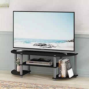 Furinno furinno stolik do komputera przenośnego 11058 poduszka do karmienia gyw/BK dąb Turn-S-Tube szerokości TV centrum rozrywki, szare/czarne 11058BK/GY - Akcesoria car audio - miniaturka - grafika 1