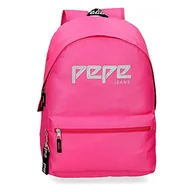 Plecaki - Pepe Jeans Uma plecak różowy 31 x 42 x 17,5 cm poliester 22,79 l - miniaturka - grafika 1