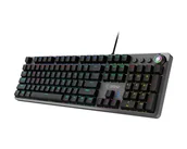 Klawiatury - MSI FORGE GK310 RED DE klawiatura Gaming USB QWERTY Niemiecki Czarny - miniaturka - grafika 1