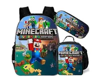Plecaki - Tornister Minecraft plecak ucznia szkoły podstawowej tornister dziecięcy plecak z kreskówek anime o dużej pojemności 2-NMAOV - miniaturka - grafika 1