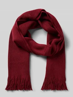 Szal z mieszanki wełny z frędzlami - Apaszki i szaliki męskie - miniaturka - grafika 1