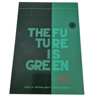 Notesy i bloczki - notatnik roller FLEXI THINK GREEN 100A5 w kratkę - miniaturka - grafika 1