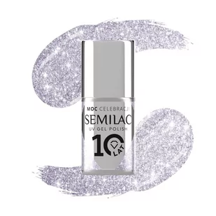 Semilac Lakier hybrydowy 461 Hollywood Silver Edycja limitowana 7ml - Lakiery hybrydowe - miniaturka - grafika 1