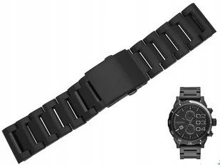 Bransoleta DIESEL DZ4326 czarna 24 mm oryginalna - Akcesoria do zegarków - miniaturka - grafika 1