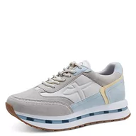 Sneakersy damskie - Tamaris Damskie sneakersy 1-1-23716-20, niskie, Lt Grey Comb, 42 EU - miniaturka - grafika 1