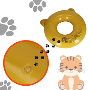 Koło do pływania dmuchane tygrysek 80cm max 60kg - Materace dmuchane i koła do pływania Koło do pływania dmuchane tygrysek 80cm max 60kg - Materace dmuchane i koła do pływania - miniaturka - grafika 2