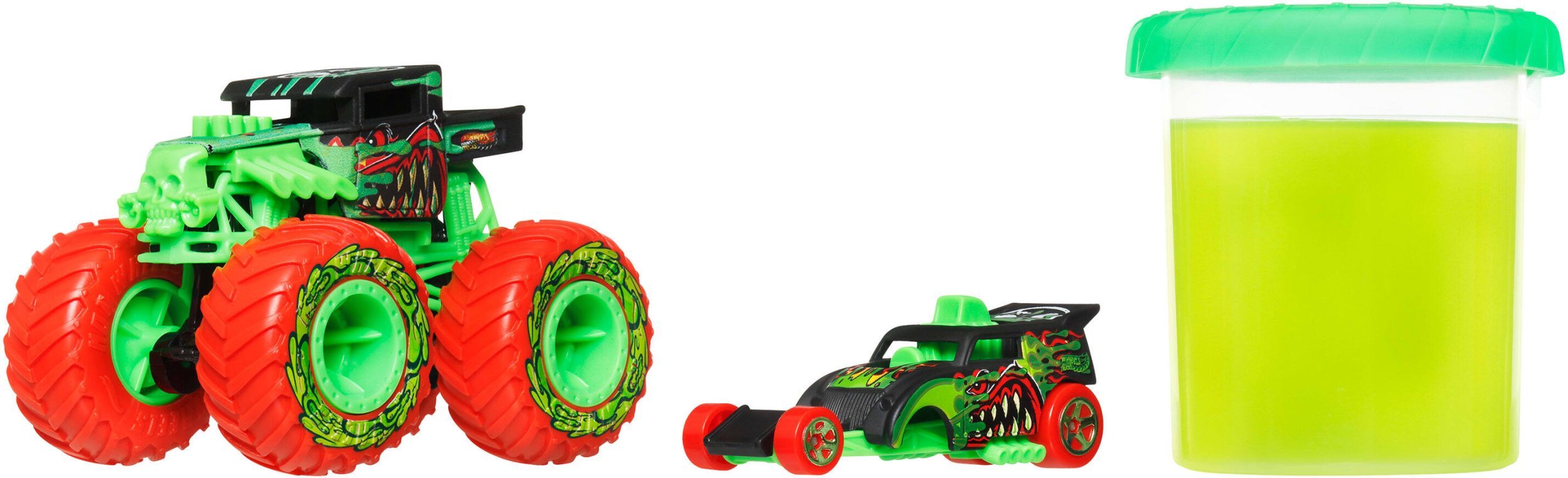 Mattel HOT WHEELS MONSTER TRUCKS MUTANT CHAOS dżip ze szlamem JMV37