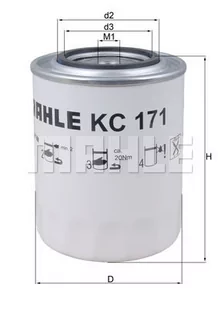 Filtr paliwa Mahle KC 171 - Filtry paliwa - miniaturka - grafika 1