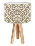 Lampy stojące - Macodesign Lampa biurkowa Beżowy deseń mini-foto-193, 60 W - miniaturka - grafika 1