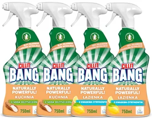 Cillit Bang Natural zestaw Kuchnia Łazienka XL - Środki do kuchni i łazienki - miniaturka - grafika 1