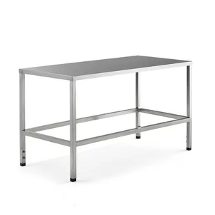 AJ Produkty Stół warsztatowy PROOF, 1500x700 mm, stal nierdzewna - Stoły warsztatowe - miniaturka - grafika 1