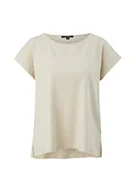 Koszulki i topy damskie - comma T-shirt damski, 0810 beżowy, 34 - miniaturka - grafika 1