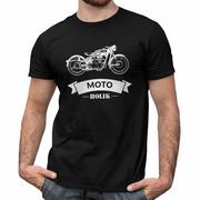 Moda i Uroda OUTLET - Motoholik - męska koszulka na prezent dla motocyklisty - miniaturka - grafika 1