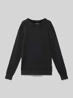 Swetry dla chłopców - Sweter o kroju regular fit z efektem dzianiny model ‘Charge’ - miniaturka - grafika 1