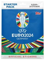 Czasopisma - Euro 2024 Match Attax Topps Naklejki Zestaw Startowy - miniaturka - grafika 1