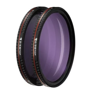 Freewell Zestaw filtrów szarych regulowanych Freewell VND x Mist 2-5 i 6-9 Hard Stop 67mm FW-67MVND-ALD - Filtry fotograficzne - miniaturka - grafika 2