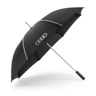Akcesoria motoryzacyjne - Parasol Audi Duży Czarno Srebrny - miniaturka - grafika 1