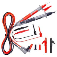 Multimetry - KAIWEETS KET01 Multimeter Test Leads Kit, 8 Pieces Test Lead with Alligator Clips, Needle Probe, Mini-Hooks, CAT III 100 - miniaturka - grafika 1